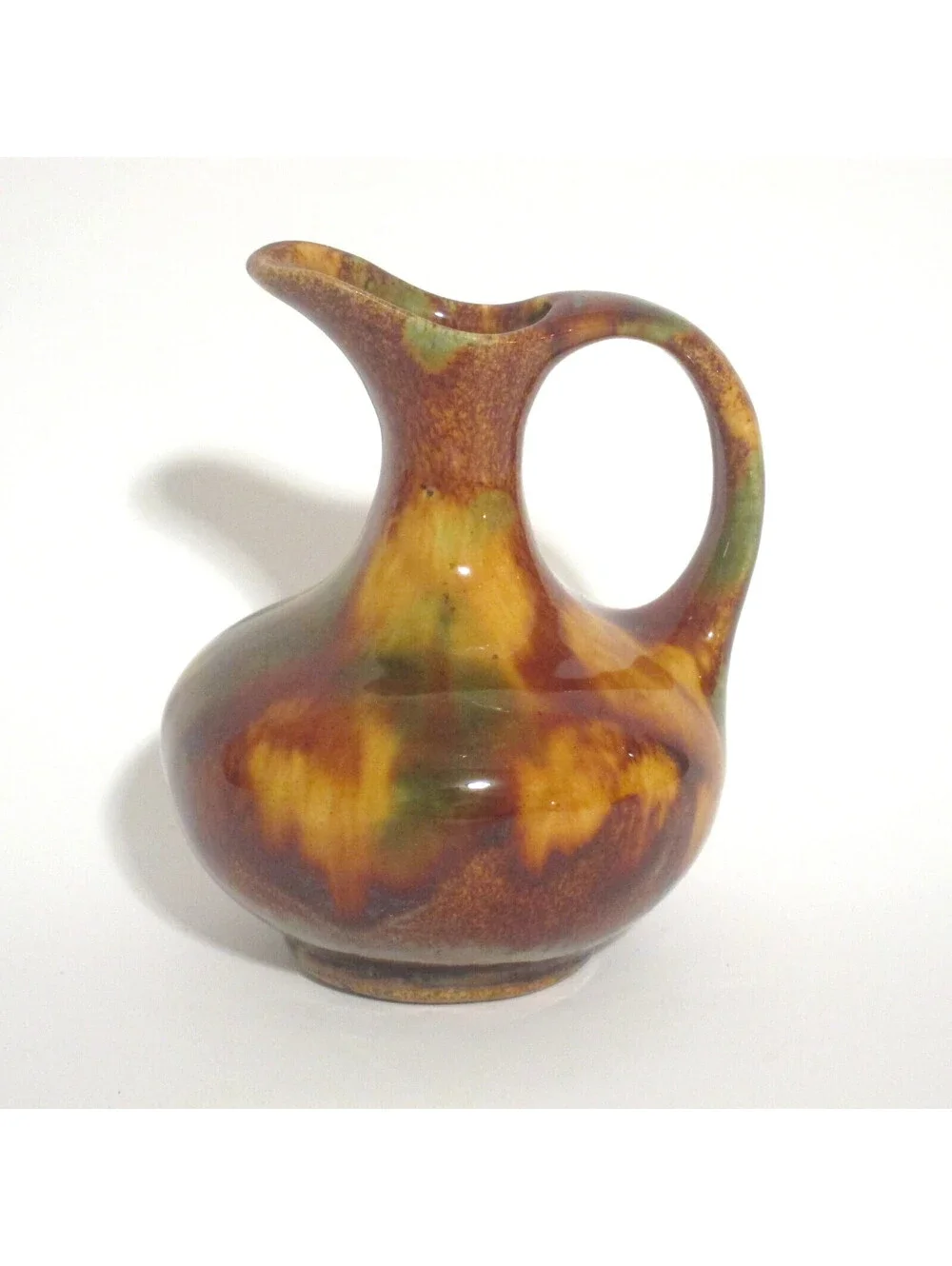 Antique Rockingham Pottery Pitcher Mini Ewer 4.5